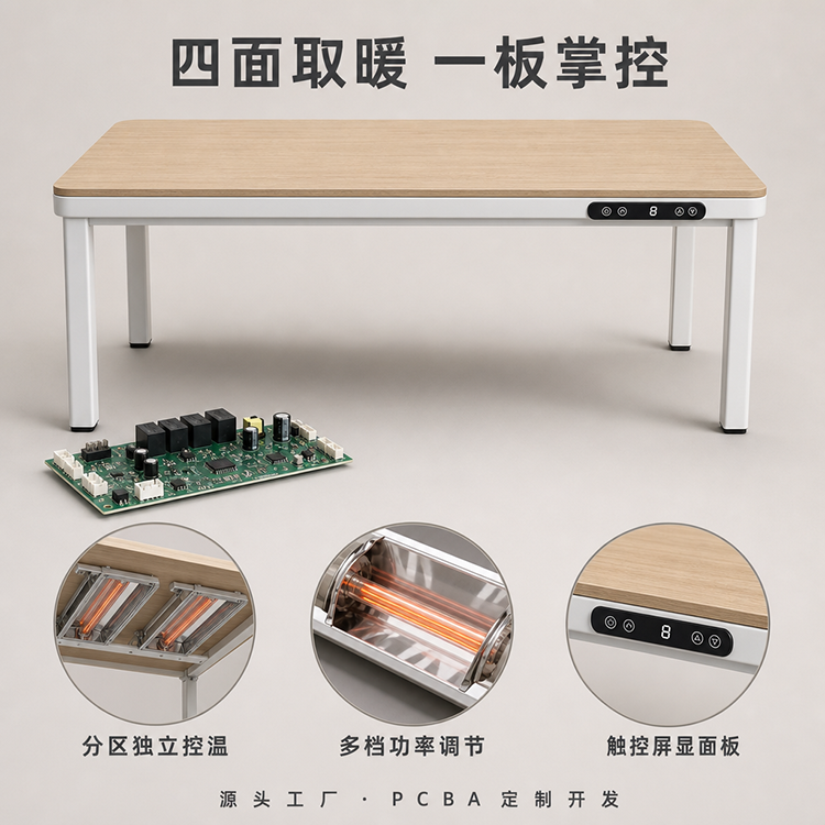 取暖桌PCBA